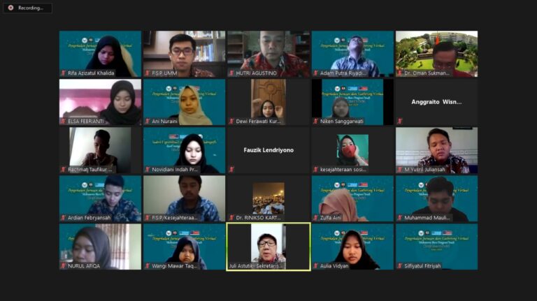 Kenalkan Prospek Pekerja Sosial, Prodi Kesos Gelar Virtual Gathering untuk Maba