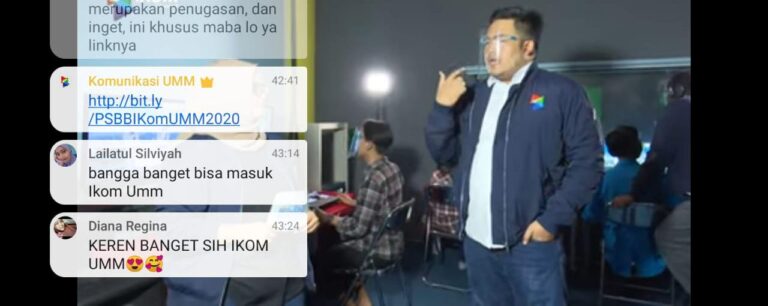 Pesmaba Prodi Ala Ikom Tembus Dua Ribu Viewers dan Jadi Trending Topic di Twitter