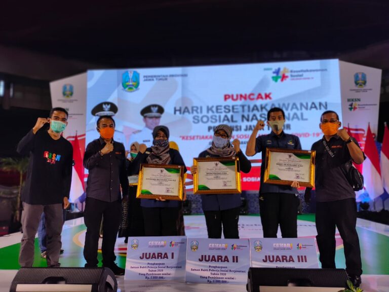 Alumni Kesos Borong Seluruh Penghargaan Satuan Bhakti Pekerja Sosial (Sakti Peksos) Jatim 2020