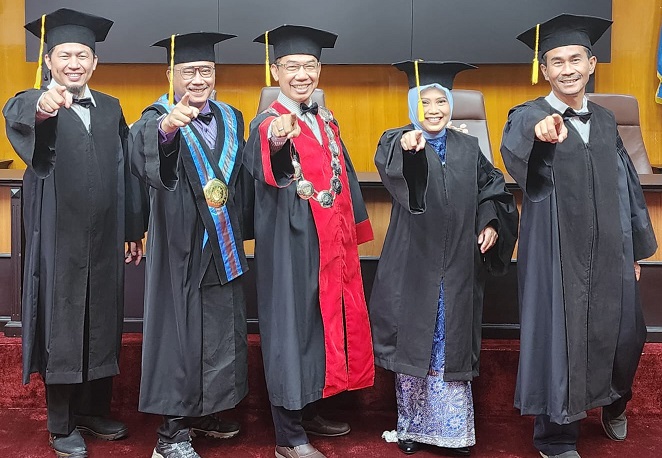 UMM Kembali Kukuhkan 3 Guru Besar dari FISIP