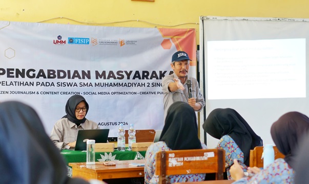 Komunikasi UMM Gali Potensi Content Creator Pelajar Muhammadiyah Singaraja