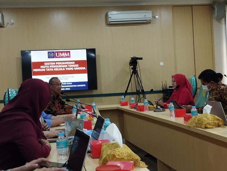 Diundang di Universitas Muhammadiyah Jakarta, Dekan FISIP Sampaikan Keberhasilan SPMI di UMM