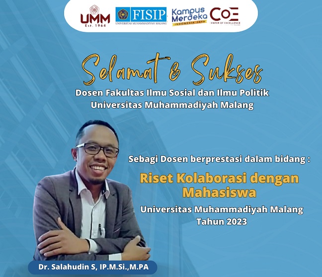 Berkat Kolaborasi Dengan Mahasiswa, Dosen FISIP berhasil raih Penghargaan