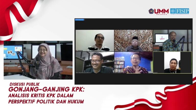 Webinar FISIP: Serangan Balik Koruptor Pada KPK