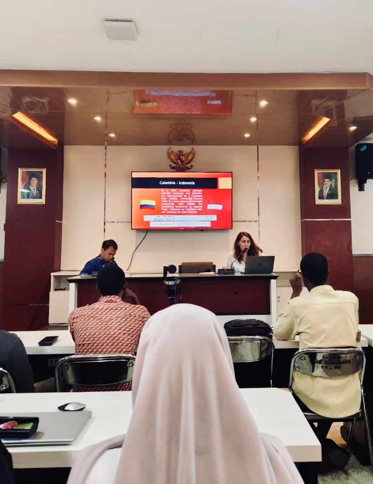 International Guest Lecturer FEB dan HI UMM “Regional Cooperation Between Latin America and Southeast Asia: The Case of Colombia and Indonesia