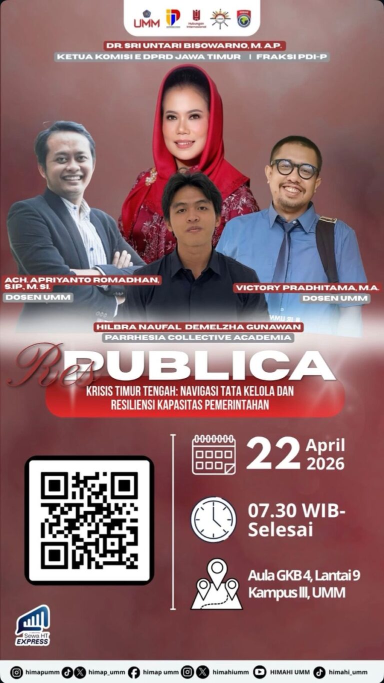 Diskusi “Respublica” Angkat Isu Krisis Timur Tengah dan Kapasitas Pemerintahan
